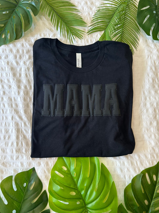 Mama varsity letter Ladies Tee shirt