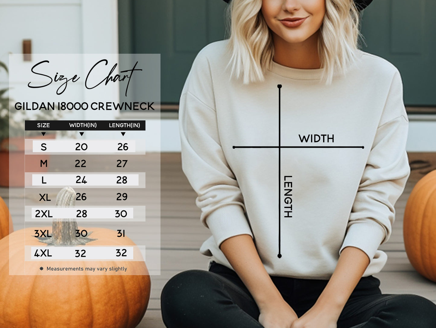 Find your Harmony graphic, Ladies crewneck sweater