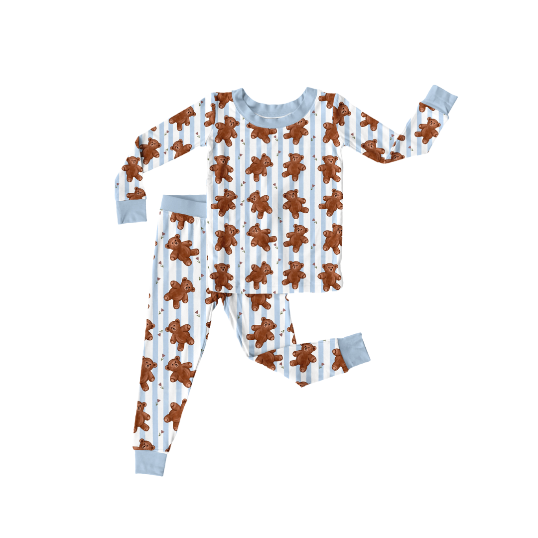 Forever and Always Collection Kids Two-Piece Bamboo long Sleeve Pajama Set