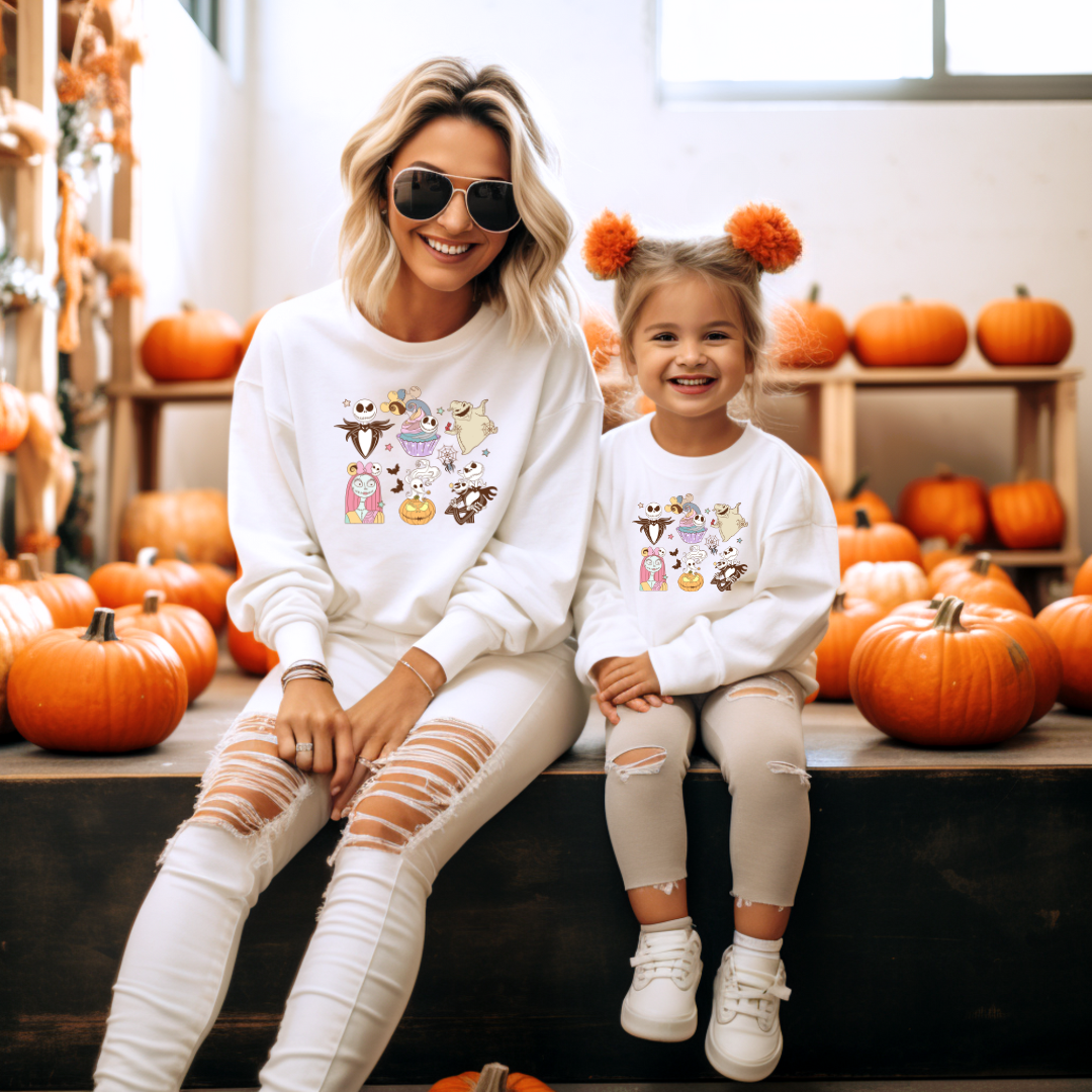Pumpkin King Mommy and Me Matching crewneck sweater