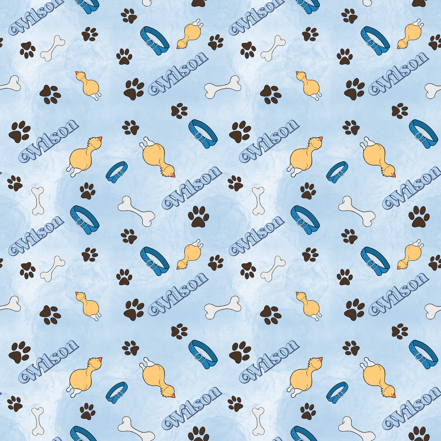 Custom name Dog Bandana Furever pet collection