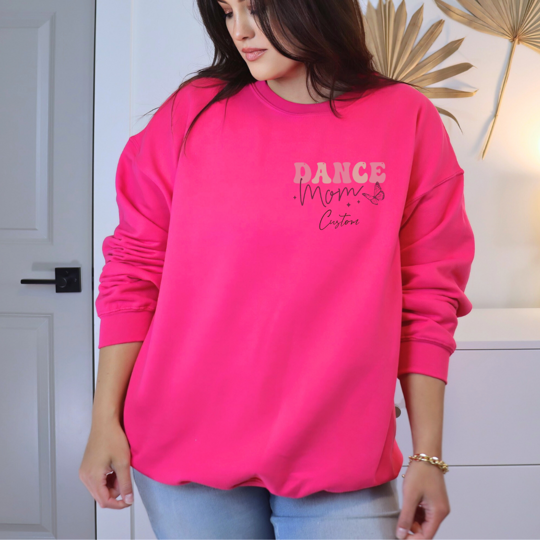 Custom In my dance mom era crewneck sweater