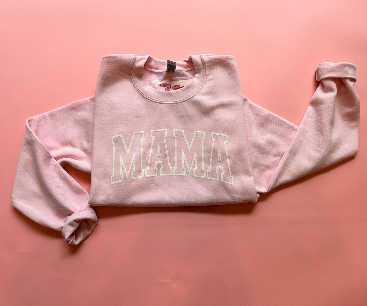 MAMA Varsity puff design