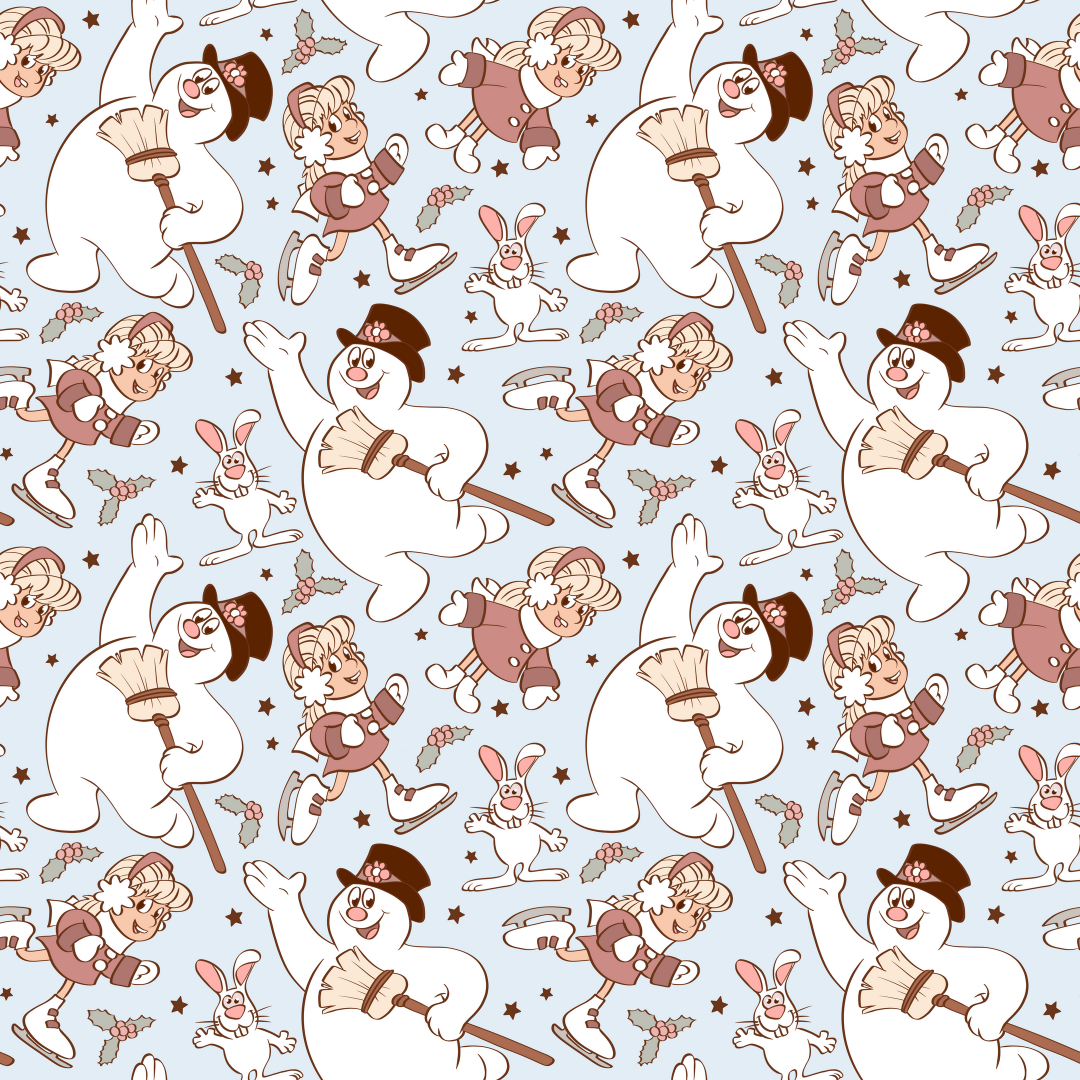 Magical Snowman & Friends Minky Blanket
