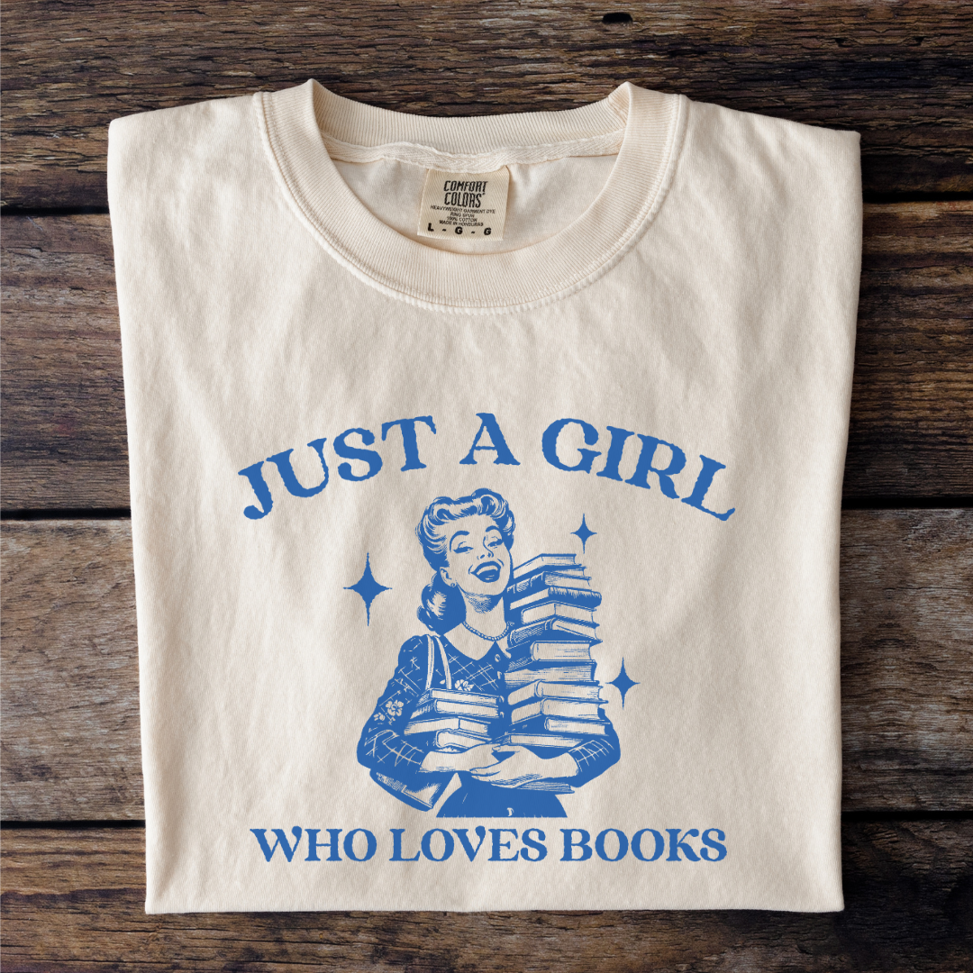 Just a girl who loves books T-shirt