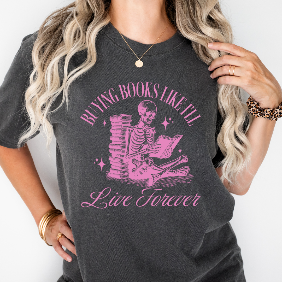 Buying books like ill live forever Ladies T-shirt