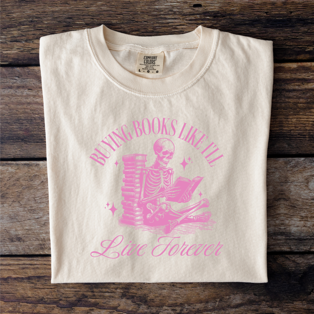 Buying books like ill live forever Ladies T-shirt