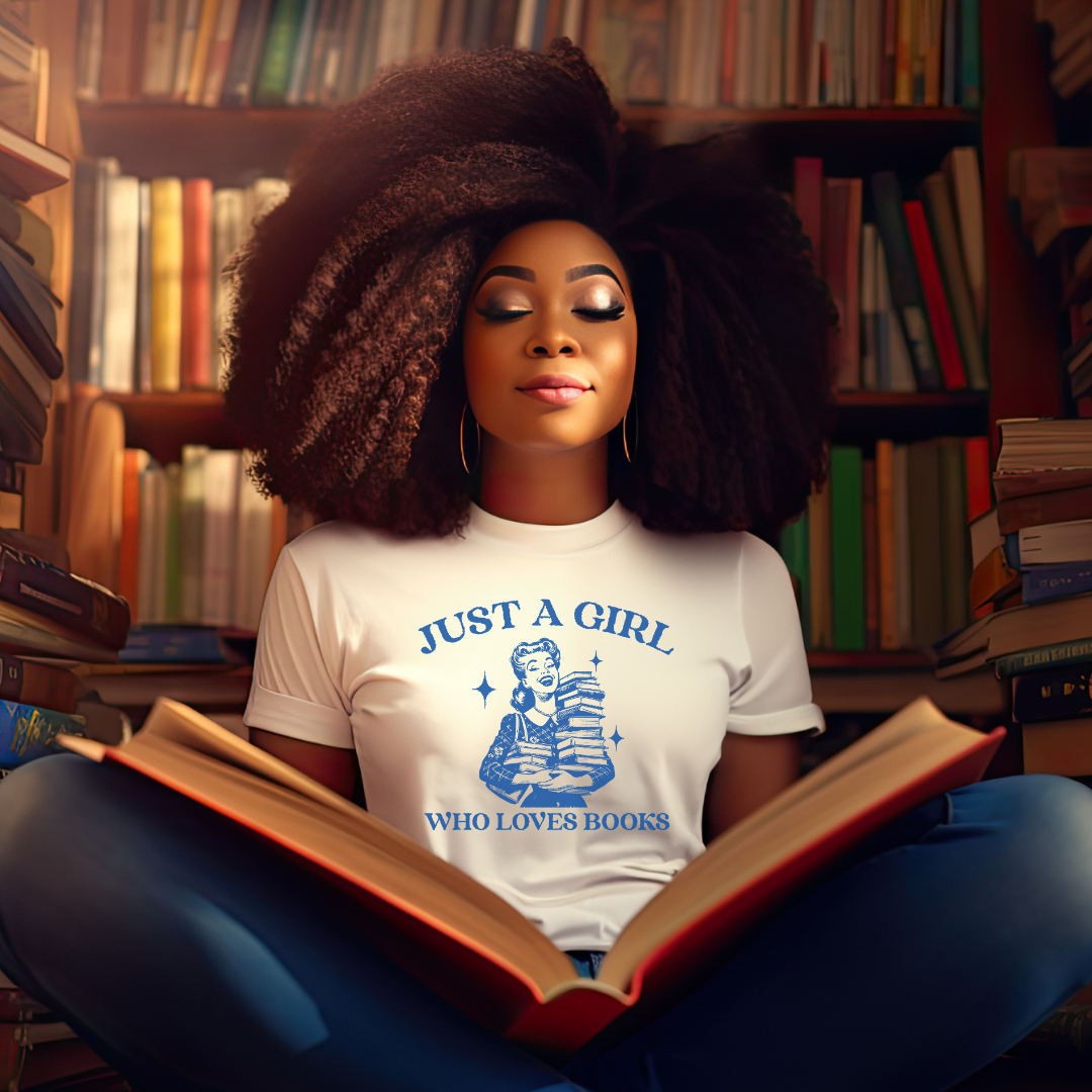 Just a girl who loves books T-shirt