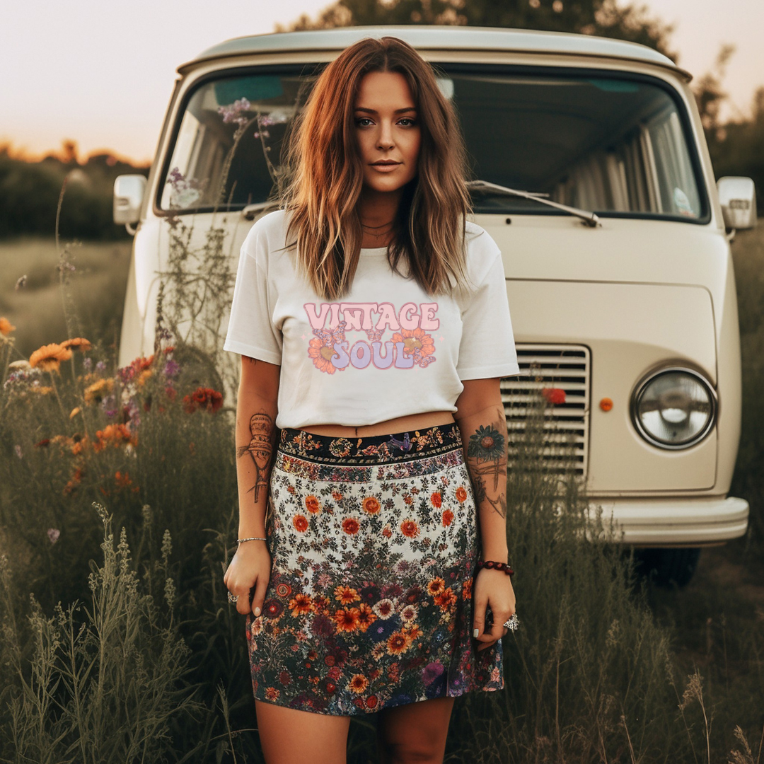 Vintage soul Ladies Tee shirt