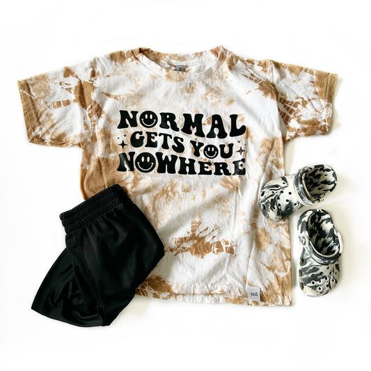 Normal gets you nowhere graphic, Kids Tee shirt