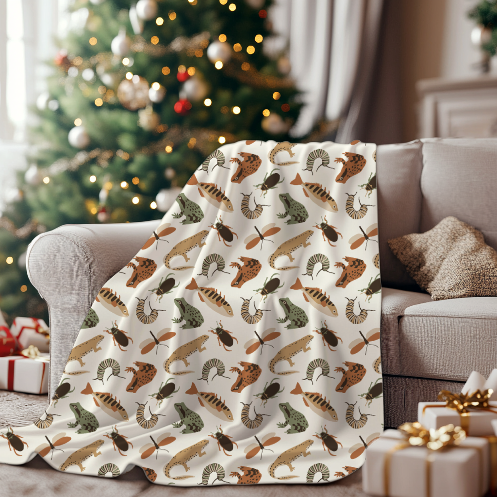 Bug life Minky Blanket (Preorder 2 week turnaround)