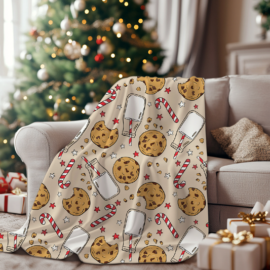 Cookies and Milk  Minky Blanket (Preorder 2 week turnaround)