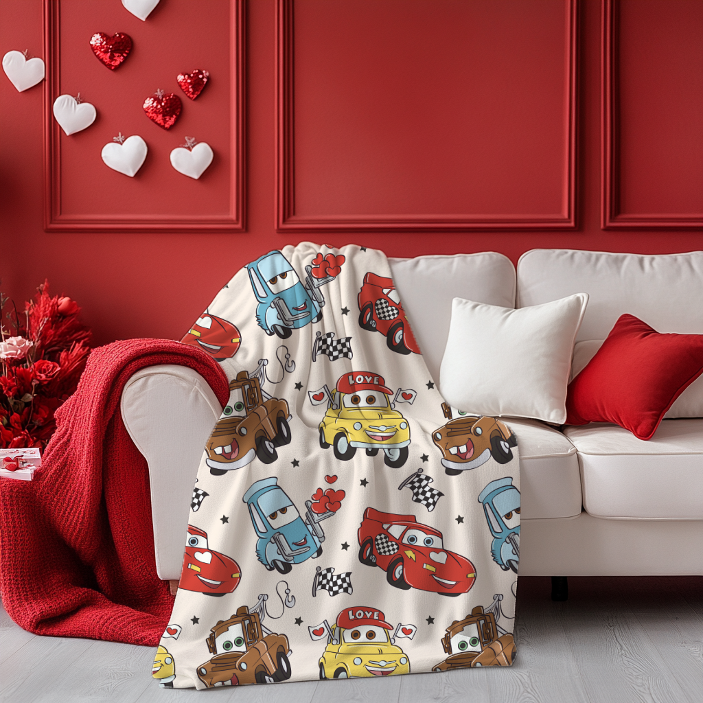 EXAMPLE Valentines Minky Blanket