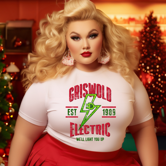 Griswold Electrics Ladies tee shirt, Christmas movie, Christmas vacation, Christmas t-shirt