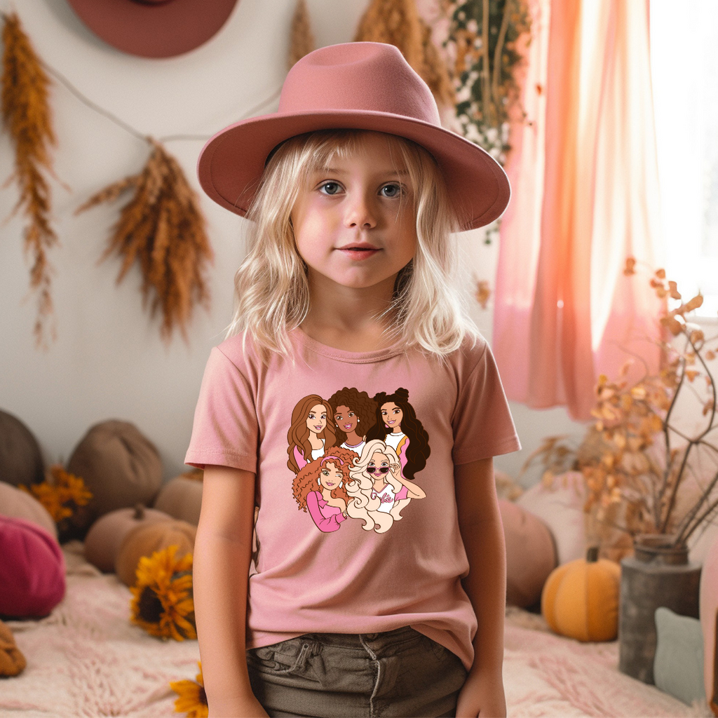 Dolls Friends Graphic Kids T-Shirt