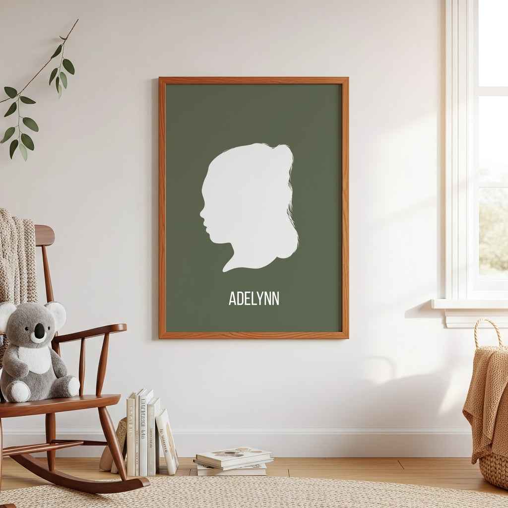 *CUSTOM* Silhouette Portrait Digital Illustration | DIGITAL FILE ONLY