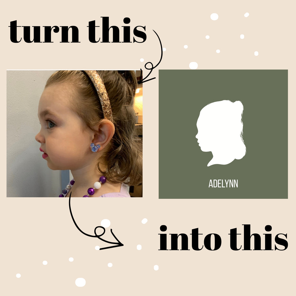 *CUSTOM* Silhouette Portrait Digital Illustration | DIGITAL FILE ONLY