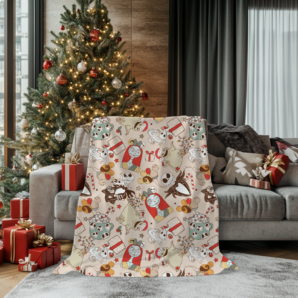 Christmas Jack Minky Blanket (Preorder 2 week turnaround)