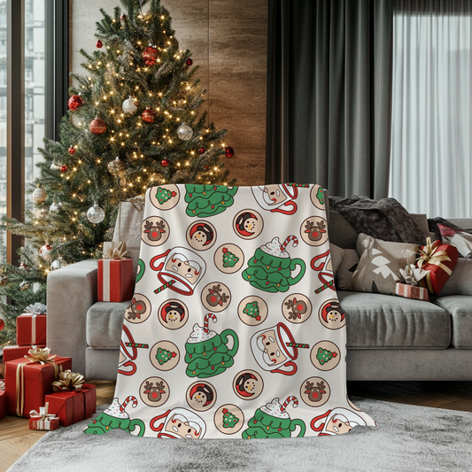 Holiday sweet treats Minky Blanket (Preorder 2 week turnaround)