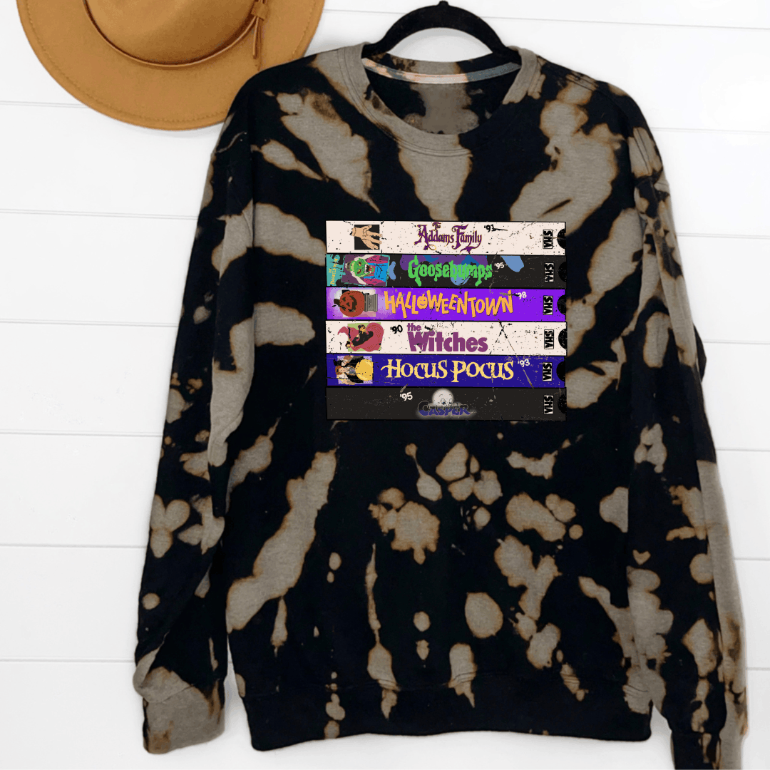 90s VHS crewneck sweater Birdie and Bee