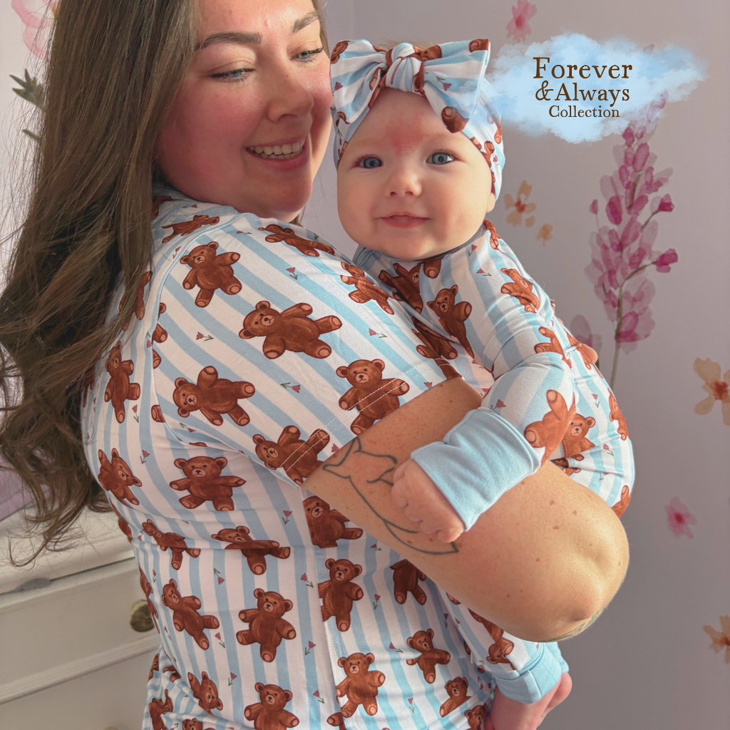 Forever and Always Little Zips Bamboo Pajama