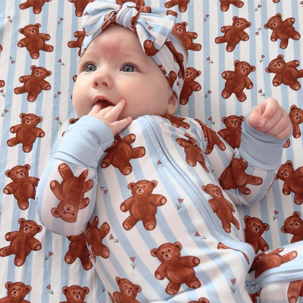 Forever and Always Little Zips Bamboo Pajama