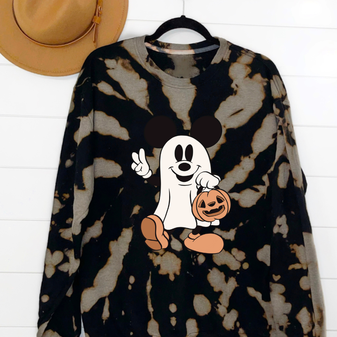 Mommy and me Halloween Mouse crewneck sweater