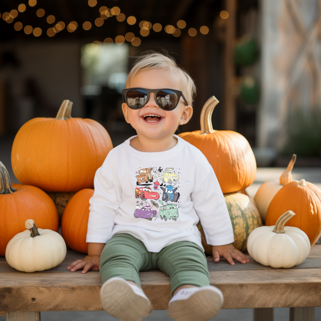 Halloween Cars kids crewneck sweater