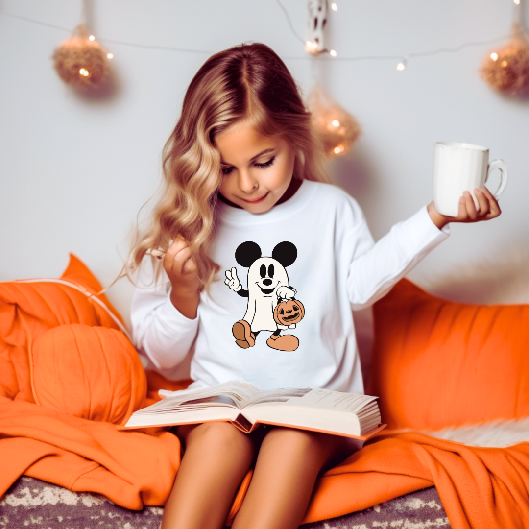 Mommy and me Halloween Mouse crewneck sweater