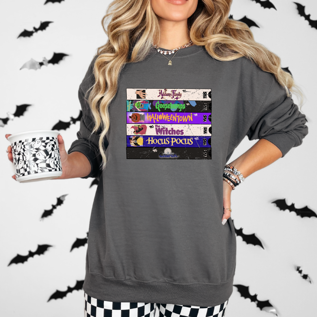 90s VHS crewneck sweater