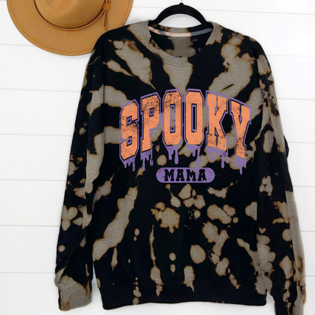 Mommy and me Spooky MAMA and MINI crewneck sweaters