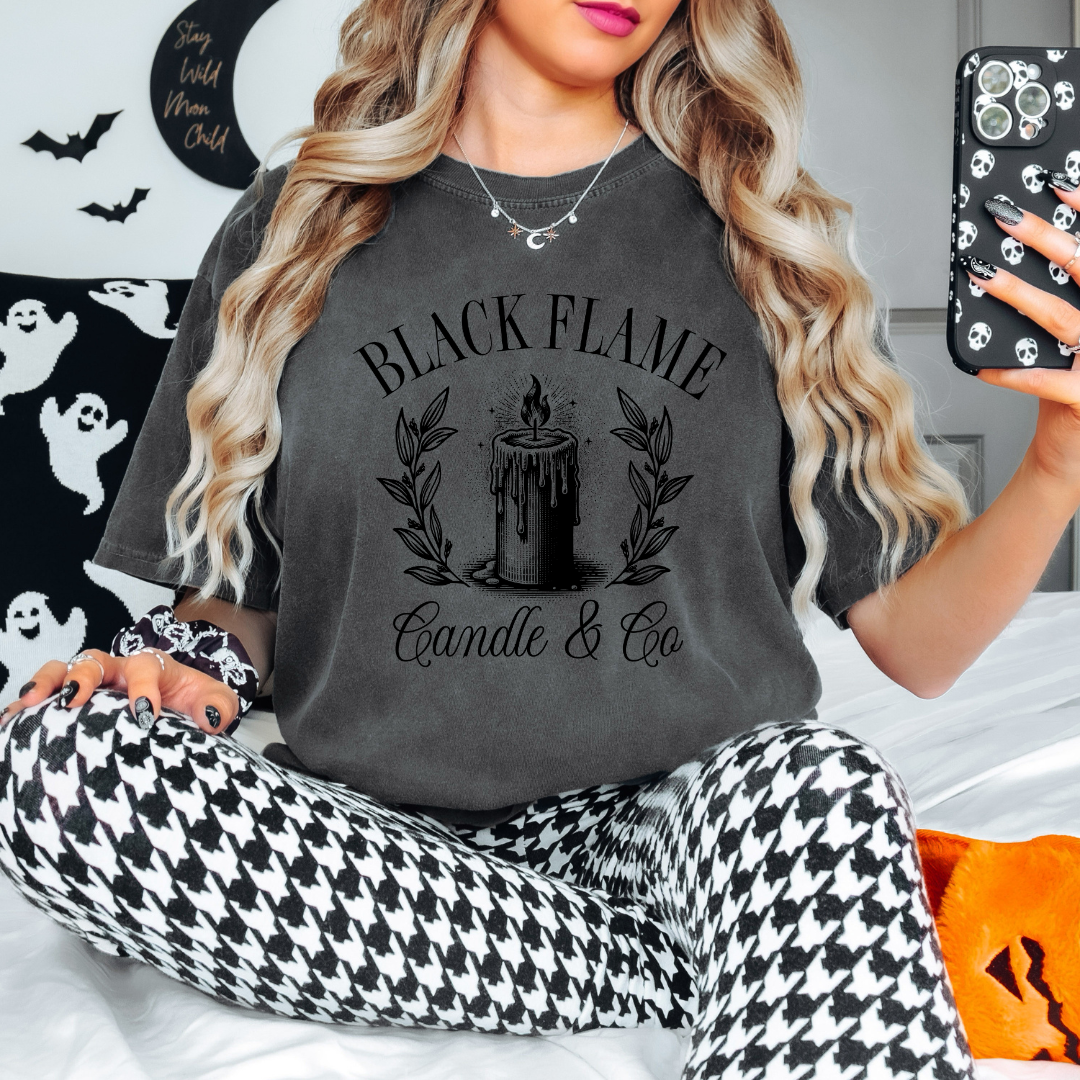 Black Flame Candle co. Ladies T-shirt