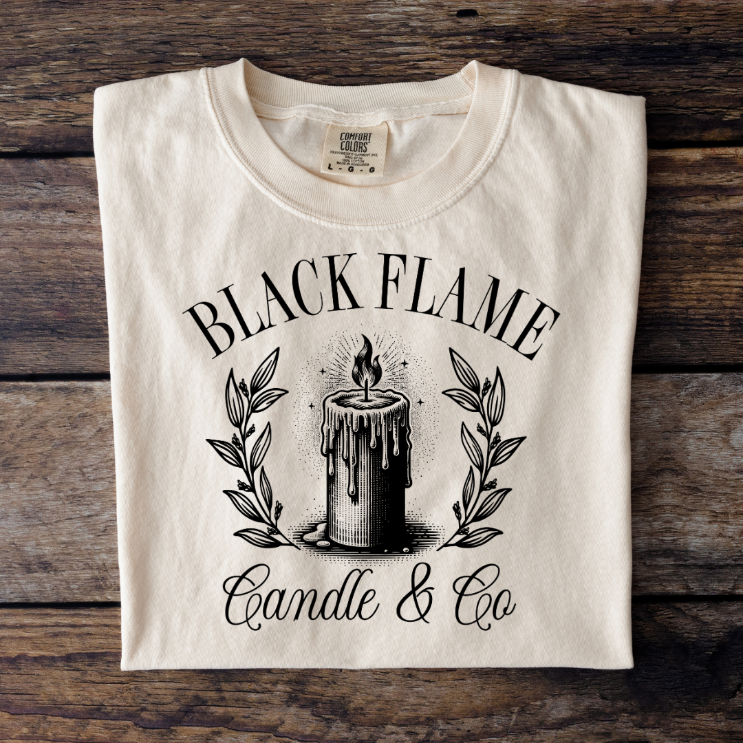 Black Flame Candle co. Ladies T-shirt