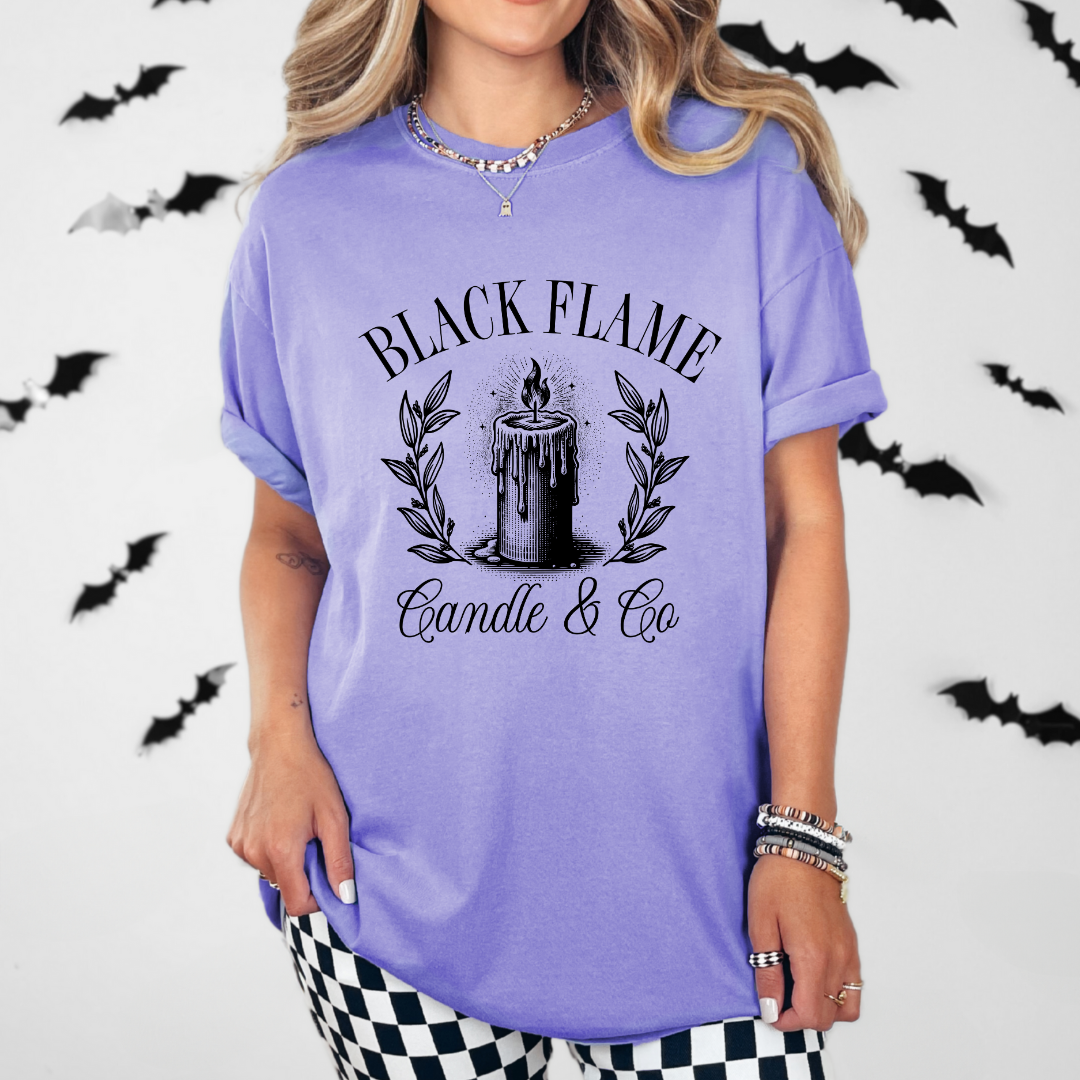 Black Flame Candle co. Ladies T-shirt