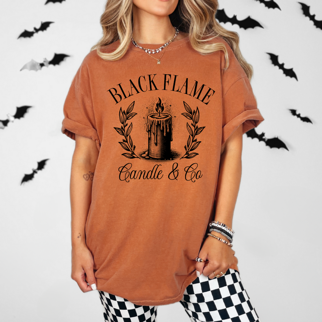 Black Flame Candle co. Ladies T-shirt