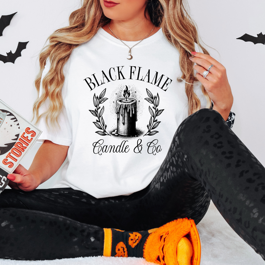 Black Flame Candle co. Ladies T-shirt