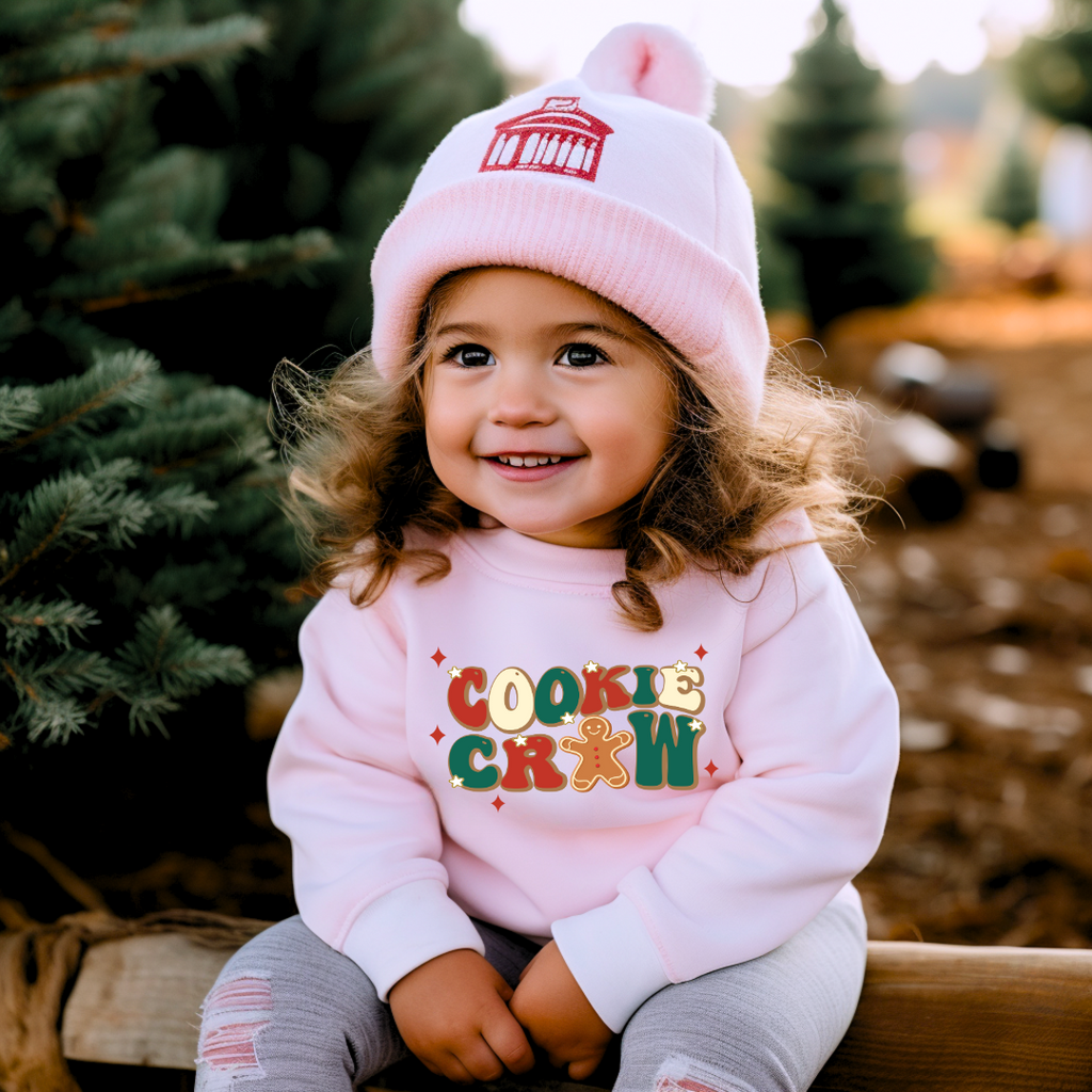 Cookie Crew Graphic Kids Crewneck Sweater