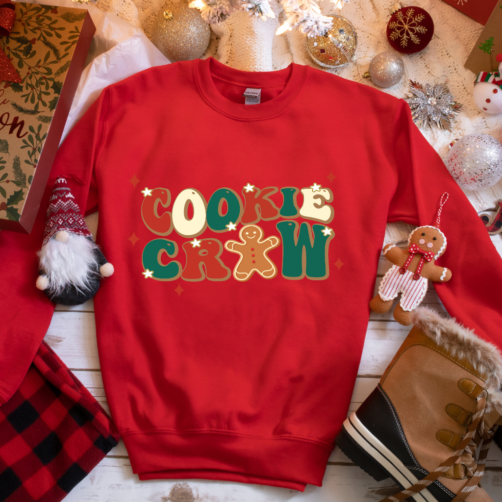 Cookie Crew Graphic Kids Crewneck Sweater