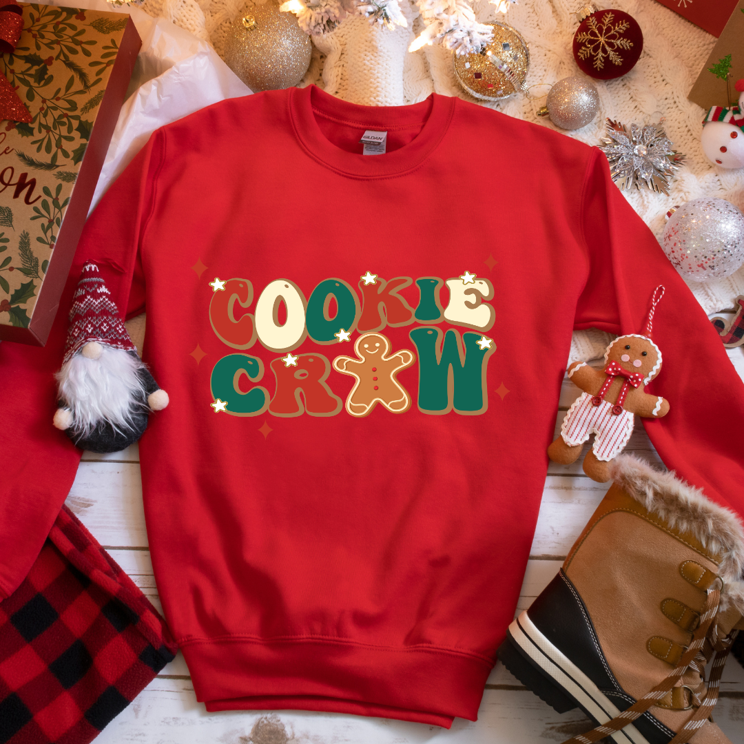Cookie Crew Graphic Kids Crewneck Sweater