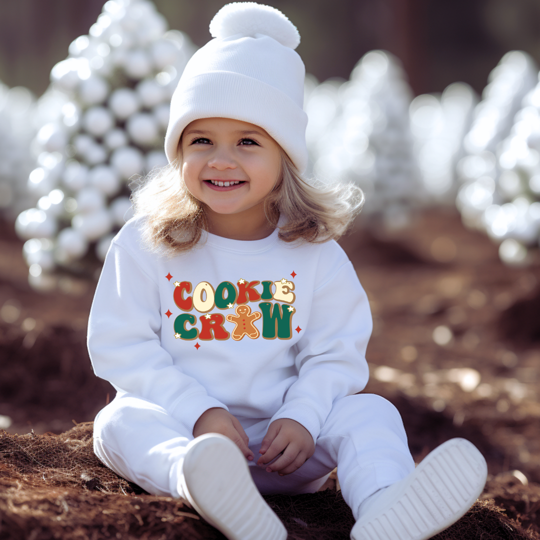 Cookie Crew Graphic Kids Crewneck Sweater