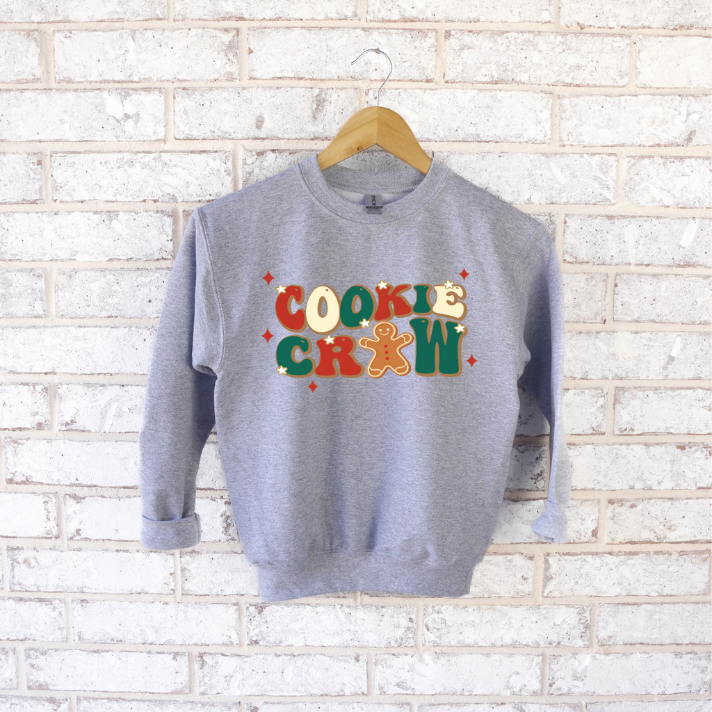Cookie Crew Graphic Kids Crewneck Sweater