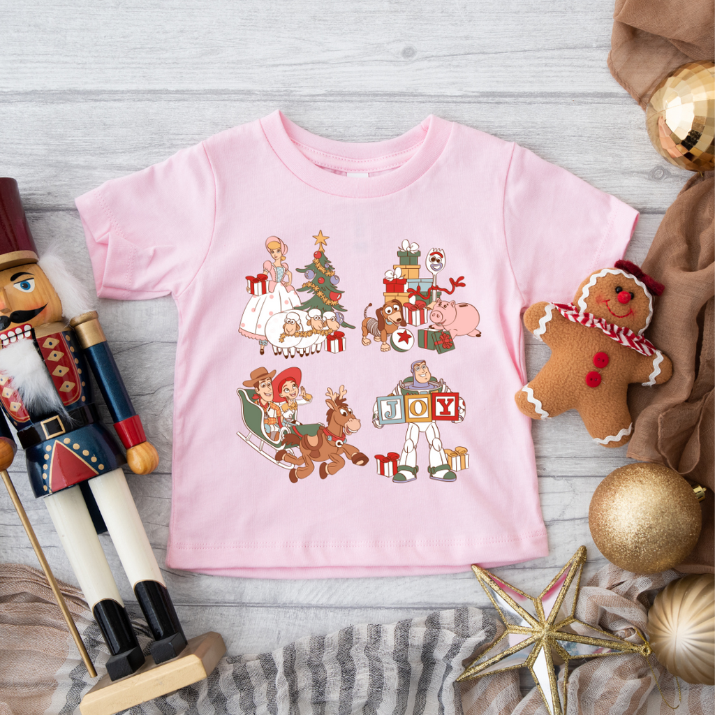 Holiday toy friends Graphic kids t-shirt