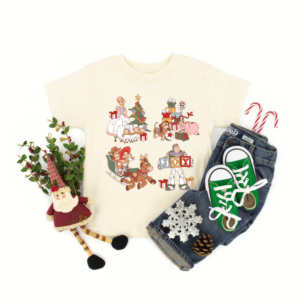 Holiday toy friends Graphic kids t-shirt