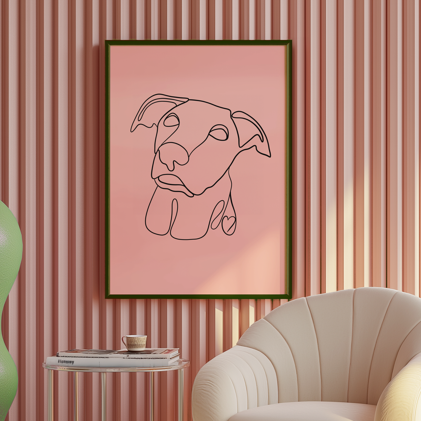 Custom One line drawing Pet Portrait, Digital Print High resolution 300 DPI, digital download (not a physical print)