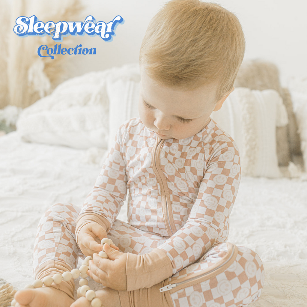 Forever and Always Little Zips Bamboo Pajama