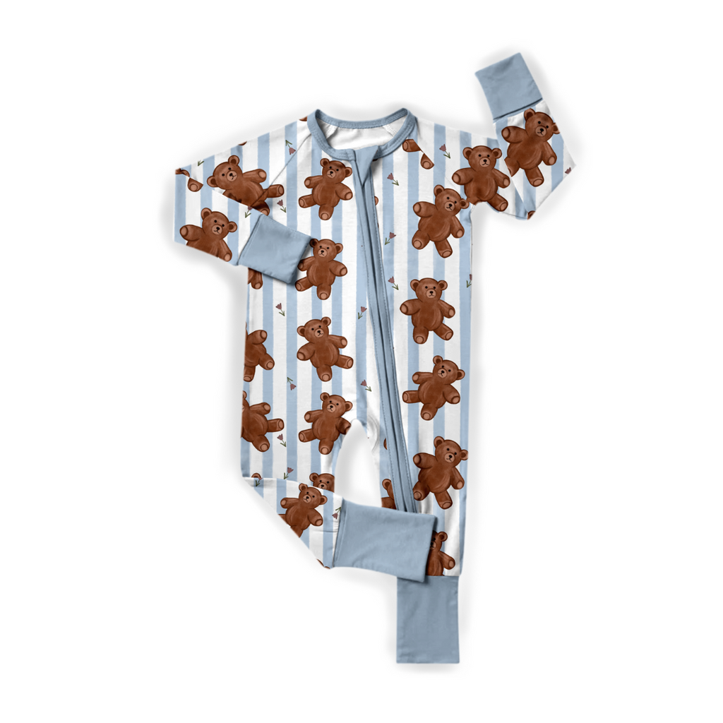 Forever and Always Little Zips Bamboo Pajama
