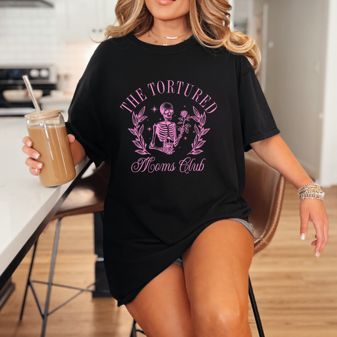 Tortured moms club Ladies T-shirt