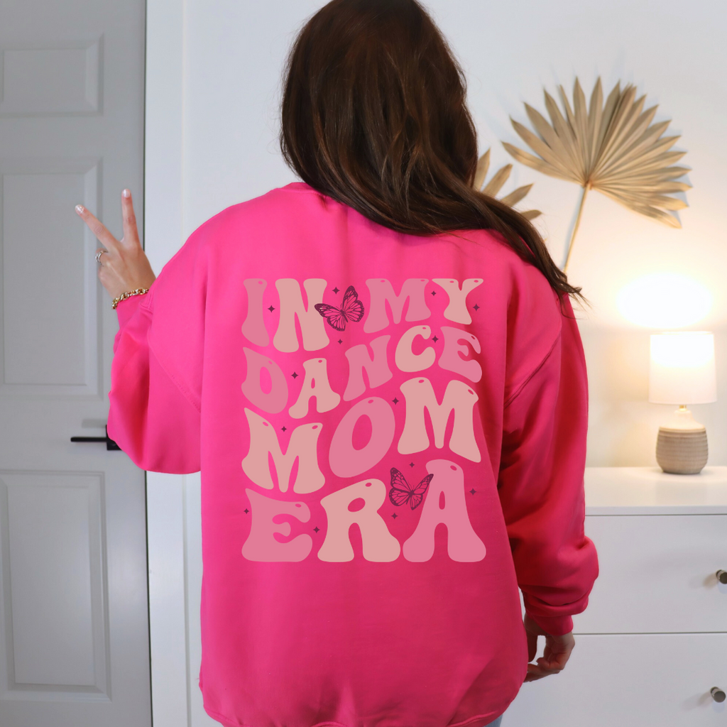 "In My Dance Mom Era" Ladies Crewneck Sweater