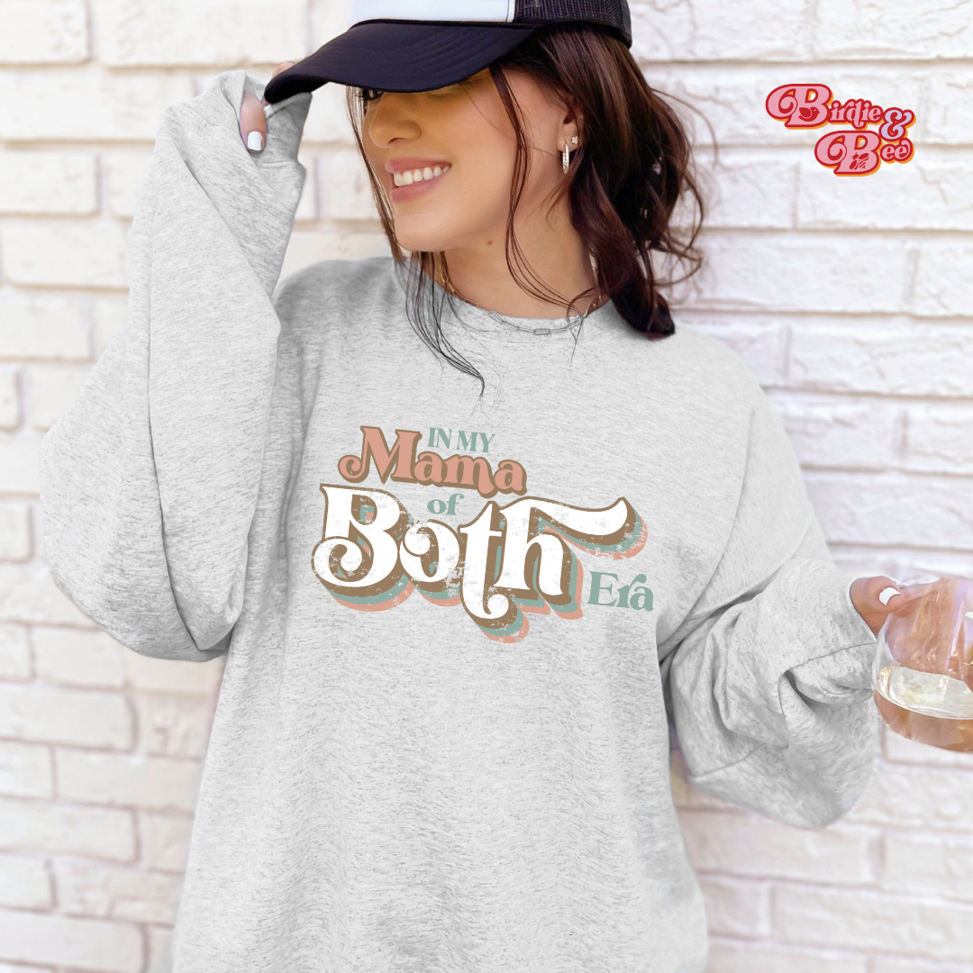"In My Mama Of Both Era" Ladies Crewneck Sweater