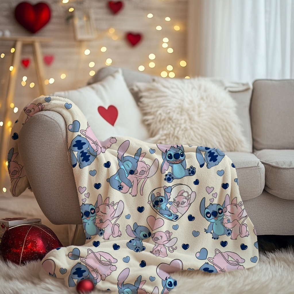 Valentines Alien Minky Blanket | Birdie & Bee